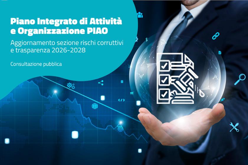 Consultazione Preventiva PIAO 2026/2028 - Sezione rischi corruttivi e trasparenza